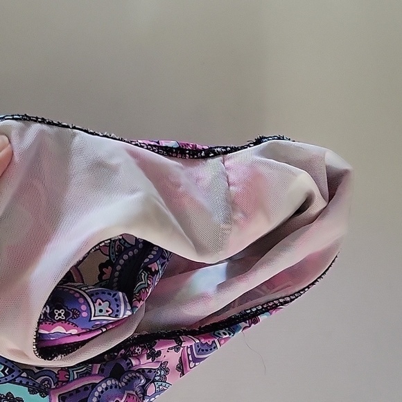 Spanx ASSETS by Sara Blakely Power Suit Slimming Tummy Control Floral Swimsuit - Picture 11 of 16